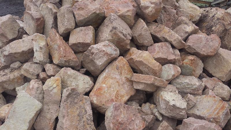 Pink Sandstone Spalls